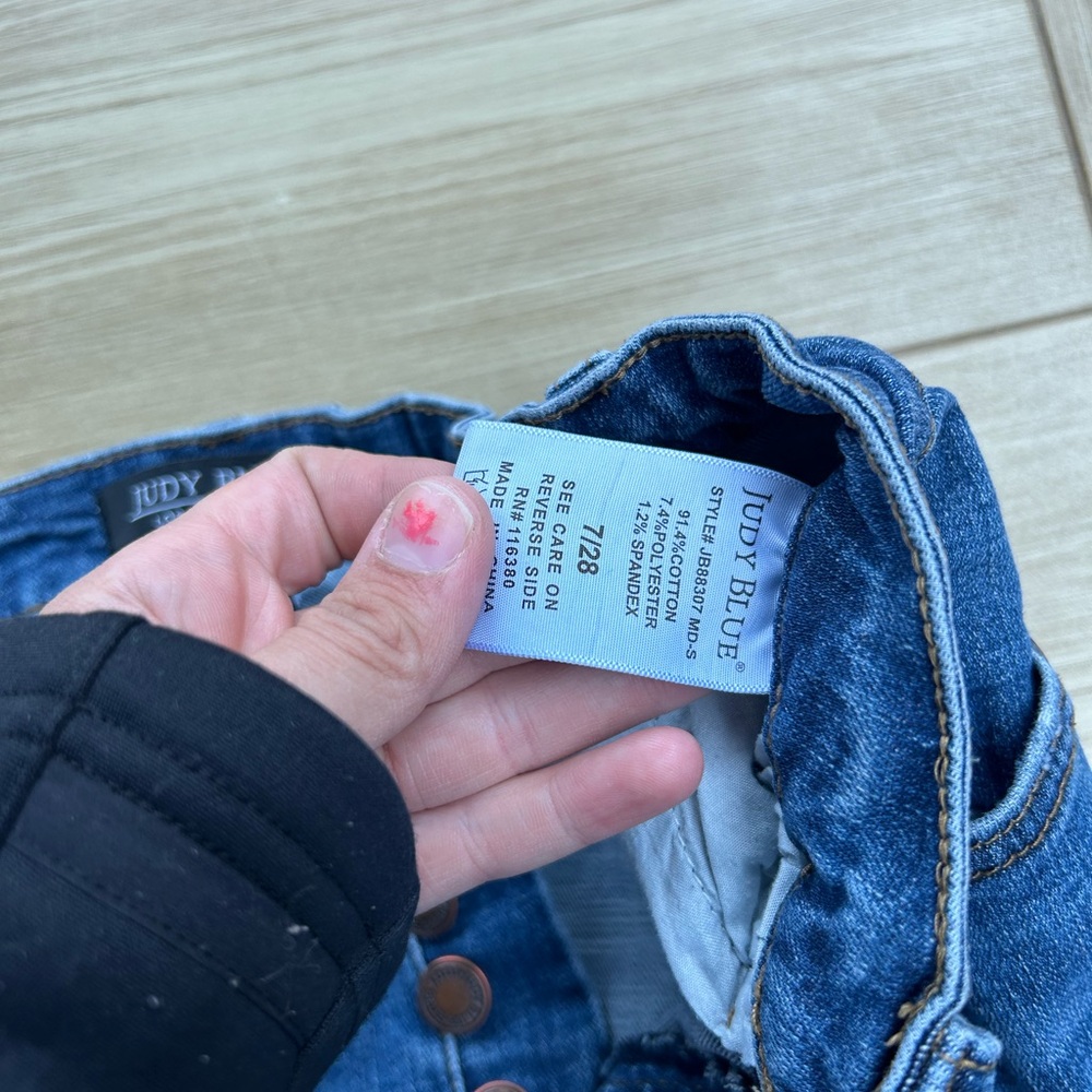 Judy Blue Dark Blue Skinny Jeans - Picture 6 of 7